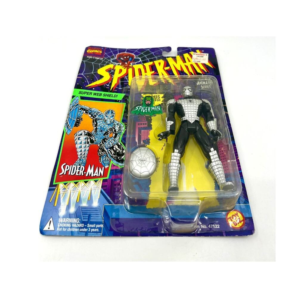 1994 Marvel Spider-Man~ Super Web Shield Action Figure ToyBiz MOC